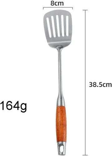 Miniatura 4 de Juego de utensilios de cocina de 5 piezas, juego de utensilios de cocina de acero inoxidable con soporte, accesorios de cocina y juego de regalo