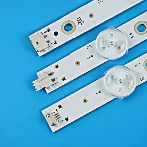 Miniatura 3 de Tiras LED (8) para TV Insignig 50" NS-50DF710NA19 NS-50DF710NA21 NS-50F301NA24 LB50091 V1_00 LC-50LB601U TPT500J1 TPT500U1-QVN03.U