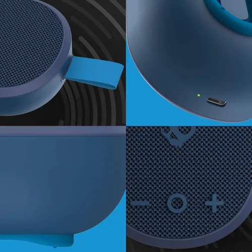 Miniatura 6 de Skullcandy Altavoz Bluetooth Inalámbrico Ounce – Altavoz Mini Portátil Impermeable IPX7 con Batería de 16 Horas, Radiador Pasivo de Disparo Hacia