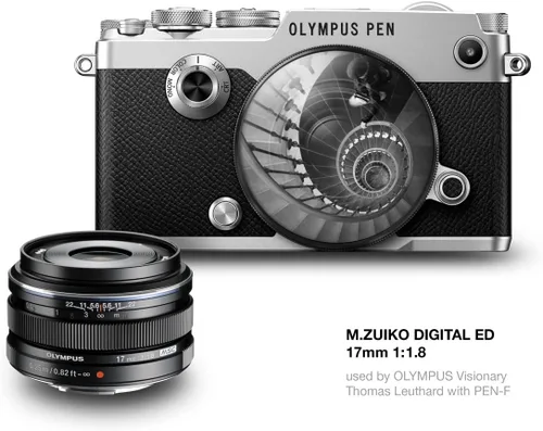 Miniatura 5 de Olympus lente intercambiable F1.8 de 17 milímetros, para microcámaras Olympus, Panasonic Negro