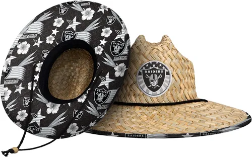 Miniatura 26 de FOCO - Sombrero de paja con logotipo de equipo universitario de NCAA y estampado floral para hombre TEAM LOGO
