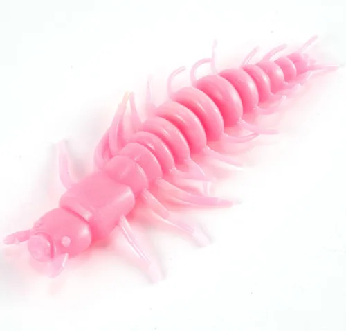 Miniatura 8 de Dr.Fish Paquete de 8/20 señuelos de pesca suave Hellgrammite cebo de gusano de 2 ''/3 pulgadas de agua dulce Bass Pesca Señuelos de plástico Grub
