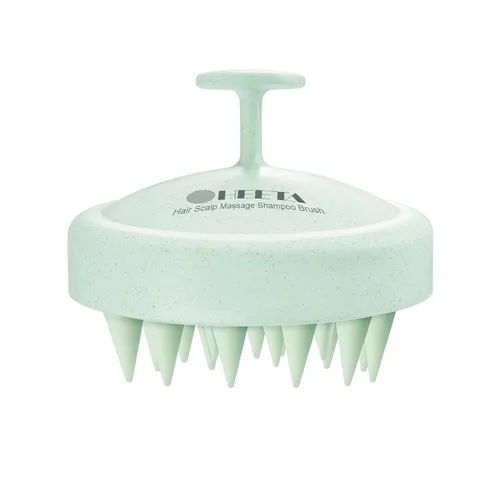 Miniatura 21 de HEETA Masajeador de cuero cabelludo para el crecimiento del cabello, cepillo exfoliante de champú de silicona para el cuero cabelludo