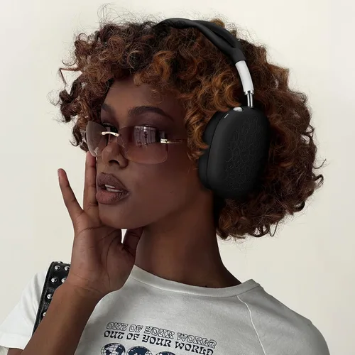 Miniatura 8 de Funda de silicona de leopardo para auriculares AirPods Max, funda para almohadillas para los oídos, funda para auriculares y diadema para AirPod Max