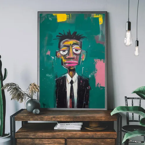 Miniatura 4 de Lienzo decorativo para pared, diseño de cultura negra, póster afroamericano de arte para pared, arte abstracto, pintura al óleo para sala de estar
