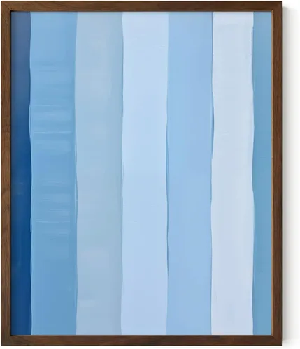 Miniatura 230 de HAUS AND HUES Arte abstracto moderno para pared, arte de sala de estar azul y verde, obra de arte moderna para paredes, imagen minimalista para sala