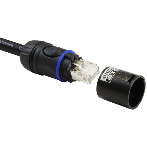 Miniatura 4 de GLS Audio Cable OFC Pro Tour de 100 pies compatible con Ethercon RJ45 Cat6 resistente G-Shell G45