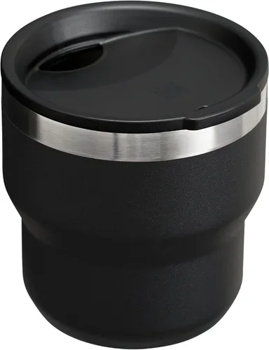 Miniatura 3 de STANLEY Stay-Hot Taza de Campamento Apilable de 10 onzas Tapa para Bebida a Presión Taza para Café, Té y Bebidas Taza de Café Aislada de Acero