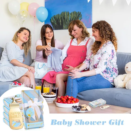 Miniatura 7 de Chengu 50 piezas abrebotellas, regalos para baby shower, recuerdos de baby shower, para invitados, fiesta de premio, ganador, revelación de género