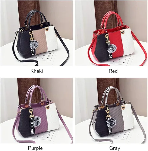 Miniatura 7 de Bolsos de mano para mujer, bolsos de mano de piel sintética para mujer