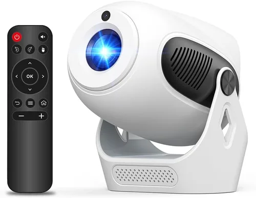 Miniatura 9 de [Licencia de Netflix] Magcubic Mini proyector con WiFi y Bluetooth, Android 13 integrado, proyector inteligente portátil 1080P con soporte 4K, Blanco