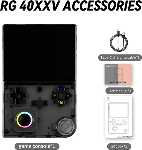 Miniatura 6 de RG40XX V Consolas de juegos portátiles RG40XXV Consola de juegos retro incorporada Tarjeta TF 64G RG 40XXV Consola de juegos portátil Linux Sistema