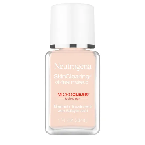 Miniatura 20 de Neutrogena SkinClearing - Base líquida sin aceite para combatir el acné y las imperfecciones, con medicamento para el acné de ácido salicílico al 40