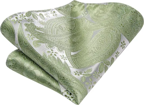 Miniatura 234 de Dubulle Corbata tejida de cachemira para hombre y gemelos de pañuelo para hombre, conjunto de gemelos para boda formal y negocios