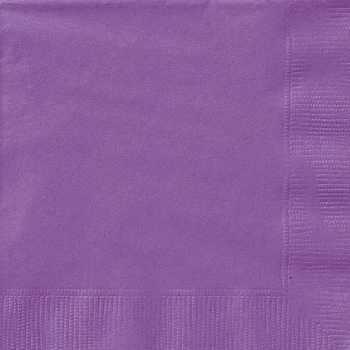 Miniatura 10 de Servilletas de papel sólido lavanda – 6.5 x 6.5 pulgadas (20 unidades) – Diseño elegante y duradero – Perfecto para fiestas, eventos y celebraciones