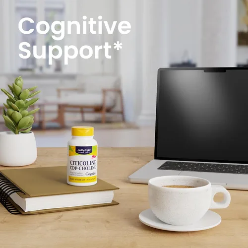 Miniatura 4 de Healthy Origins Cognizin (Citicoline), 250 mg - Suplemento cerebral para la memoria con citicolina CDP - Suplemento sin OMG, vegano y sin gluten