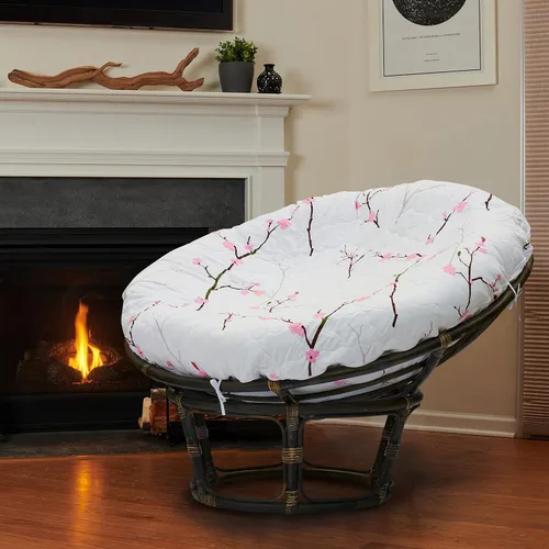 Miniatura 2 de Funda de Cojín Papasan - Forma Acolchada, Tela de Microfibra Suave, Solo Funda de Cojín Papasan con Cremallera