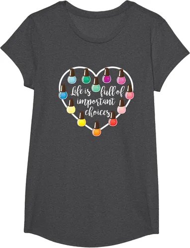 Miniatura 44 de Life Is Full Of Important Choices - Camiseta de regalo para esmalte de uñas