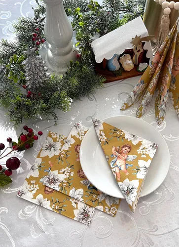 Miniatura 5 de AM Décor - 20 servilletas de papel de 3 capas de 3 capas para cenas de vacaciones, decoupage decorativo, 13 x 13 pulgadas (desplegadas)