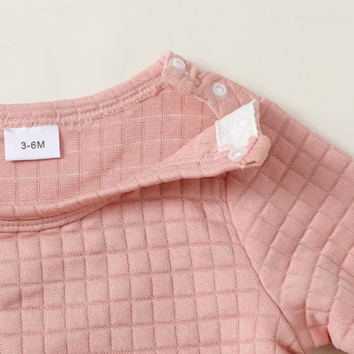 Miniatura 16 de Renotemy Conjunto de ropa para bebé recién nacida, para otoño e invierno, manga larga, pantalones, lindo conjunto de ropa para bebé niña