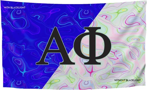 Miniatura 9 de Greek Club Sorority & Fraternity - Bandera de luz negra, 3 pies x 5 pies, licencia oficial, tapiz, exhibición, poliéster, pancarta de letras, CHI