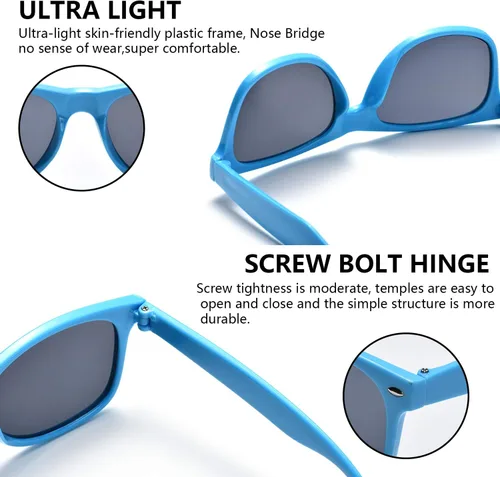 Miniatura 72 de EYEGLA - Lentes de sol al por mayor para adultos, regalos para fiestas, estilo retro, tonos clásicos