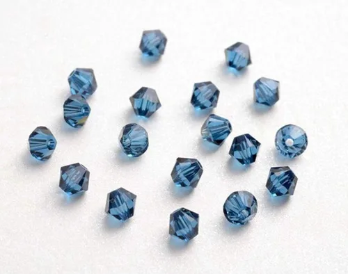 Miniatura 39 de 100 piezas auténticas Preciosa de 3 mm (0,12 pulgadas) cuentas sueltas de cristal bicono facetado pequeño amatista púrpura compatibles con cristales