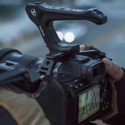 Miniatura 5 de Jaula para cámara Tilta compatible con Sony a7 IV, a1, S3, R4, 73, R3, A9 Pro Kit Mango superior compacto, mango lateral de alimentación