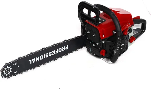 Miniatura 4 de Motosierra de 2 tiempos y 20 pulgadas de 62 cc, motosierras portátiles a gas, sierra para cortar madera de gasolina a mano, sierra de cadena