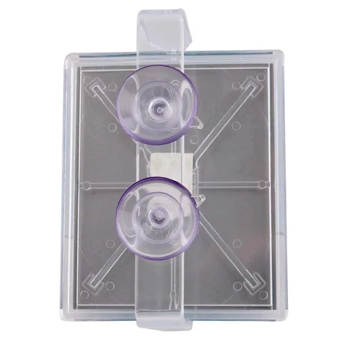 Miniatura 5 de Zadro 2 espejos de ducha giratorios Mag Z sin niebla con doble ventosa, 6 pulgadas, acrílico transparente, 7 x 5.75 pulgadas/2X, ZM05