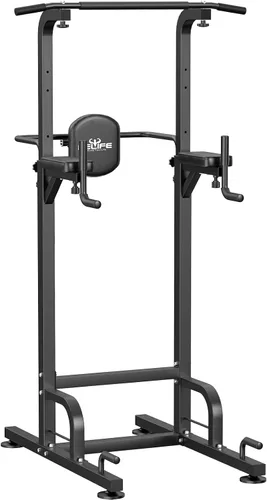 Miniatura 7 de RELIFE Power Tower - Ganchos para levantamiento de pesas para hombres y mujeres