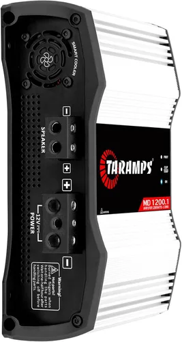 Miniatura 2 de Taramps MD 1200.1 Canal 1200 Watts RMS 1 Ohm Amplificador de coche
