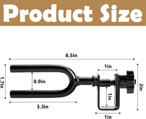 Miniatura 2 de Soporte de arco para árbol - Soporte ajustable para arco de caza de 12 dientes, fácil instalación, soporte para arco de árbol y accesorio de caza 1