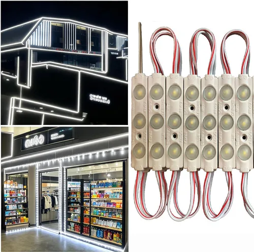 Miniatura 9 de Erudite Luces de Repuesto DC12V para Inflables 20 Piezas Luces LED Inflables Blancas con Autoadhesivo 3 LED - Inflables Hinchables de Navidad