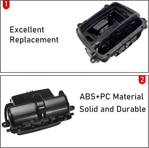 Miniatura 5 de Jaronx Reemplazo del cenicero de consola central BMW para BMW Serie 5 F10 F11 520i 523i 525i 528i 530d 535i-Reemplazo para 51169206347