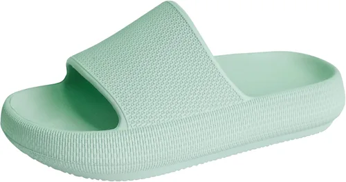 FJPTREN Zapatos de nube para niños y niñas, sandalias acolchadas antideslizantes, zapatos de ducha ligeros, plataforma para niños, suela gruesa,