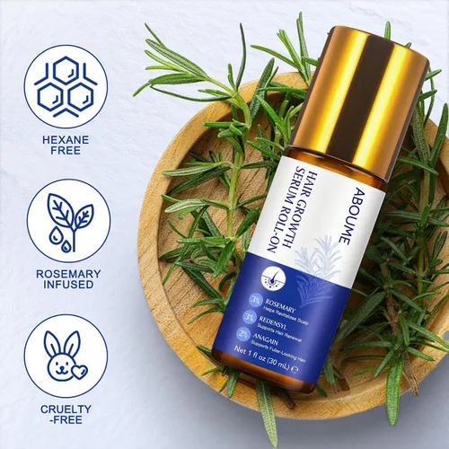 Miniatura 9 de Suero para el crecimiento del cabello, aceite de romero para el crecimiento del cabello, ayuda al crecimiento del cabello para hombres y mujeres