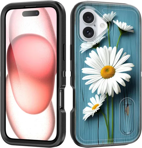 Miniatura 56 de Funda para iPhone Air con soporte integrado, a prueba de golpes, polvo y caídas, 3 capas, grado militar, funda protectora para iPhone Air de 6.5