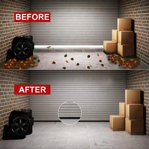 Miniatura 4 de DGSL Sellos universales de goma para la parte inferior de puertas de garaje, repuesto de tira de sellado de goma para puerta de garaje