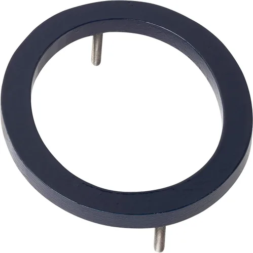 Miniatura 8 de Montague Metal Products MHN-08-F-NY1-2 Números flotantes modernos de aluminio cepillado sólido, 8 pulgadas, azul marino con recubrimiento en polvo
