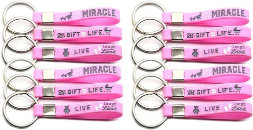 Miniatura 3 de Inkstone Llavero de baby shower para niñas Paquete de 12 llaveros para baby shower de niña Suministros de regalos de fiesta, regalos, bolsa