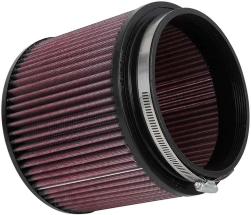 Miniatura 2 de K&N Filtro de entrada de aire universal con abrazadera: alto rendimiento, premium, lavable, filtro de aire de repuesto: diámetro de la brida: 1.75