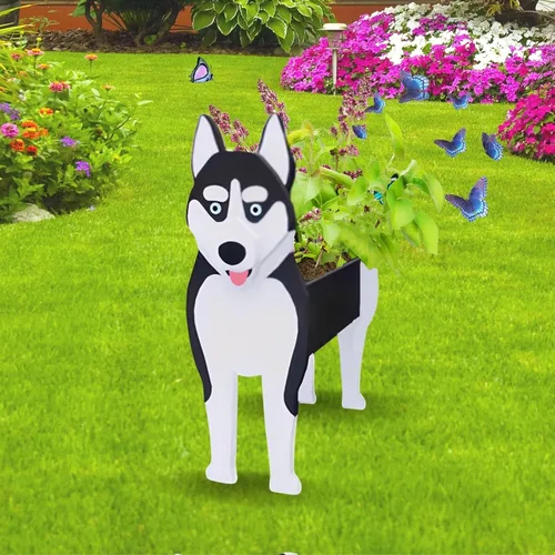 Miniatura 28 de Maceta de Perro English Springer Spaniel, Macetas de Plantas, Bonita Maceta de Jardín para Perros, Macetas de Perro Regalos de Cumpleaños