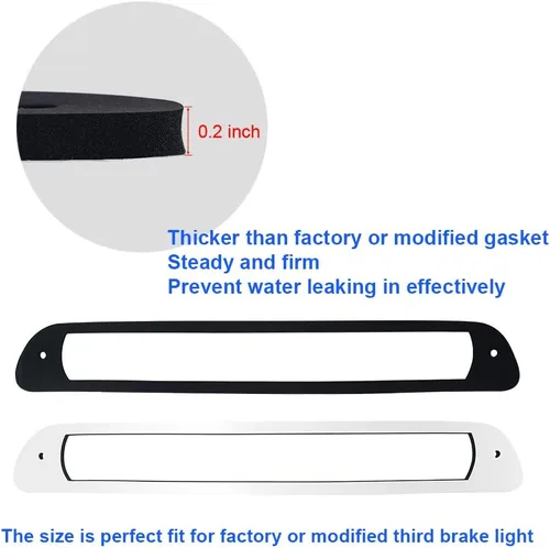 Miniatura 3 de Junta de sello para luz de freno tercera compatible con Chevy Colorado GMC Canyon 2004 a 2012 de montaje alto