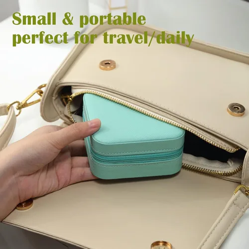 Miniatura 4 de Estuche de Joyería de Viaje para Damas de Honor, Caja de Regalo, Juego de 12 Estuches Pequeños de Joyería, Mini Organizador de Joyas, Estuche