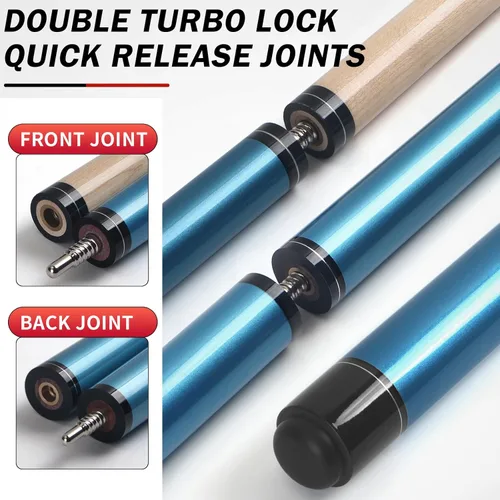 Miniatura 3 de Jump Break Stick Cue, Heavy Hitter Jump Break, 2/3 piezas de palo de piscina de 21 ~ 25 onzas