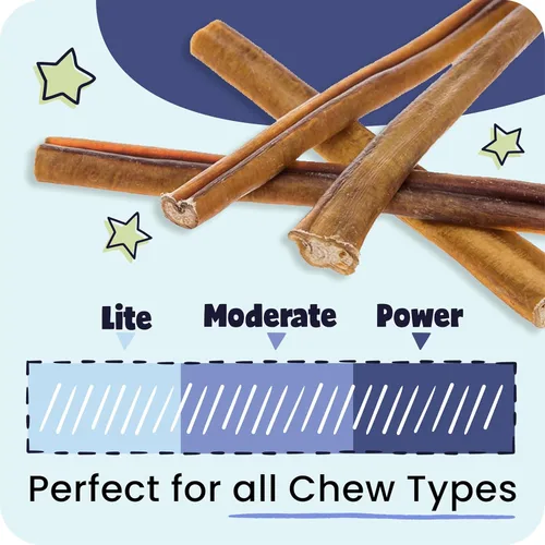 Miniatura 8 de Pawstruck Anillos de palo de carne seca totalmente naturales de 4" para perros - Sin piel cruda, 100% carne de res, huesos masticables dentales