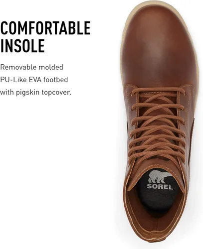 Miniatura 5 de Sorel Kezar - Botas altas WP para hombre botas de lluvia de cuero impermeables