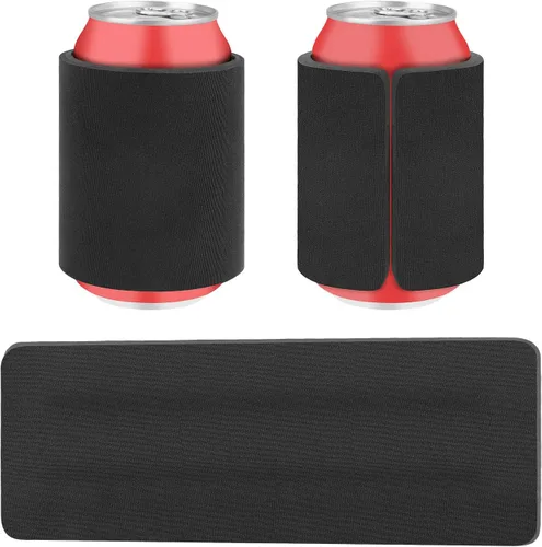 Miniatura 18 de 4 paquetes de fundas aisladas para latas delgadas de 12 onzas, con relieve en panal, fundas aisladas de neopreno para latas delgadas de refresco