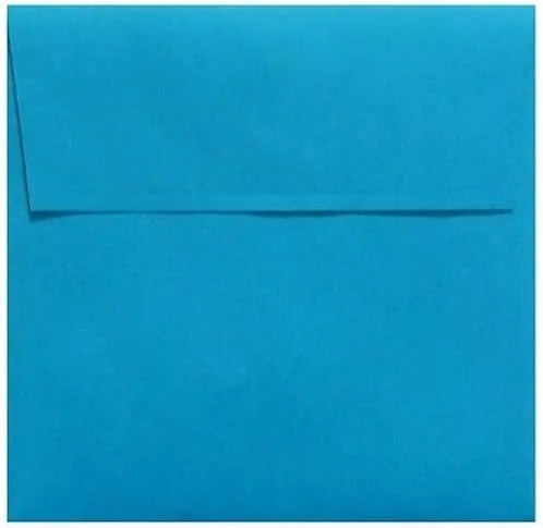 Miniatura 31 de LUXPaper Sobres de invitación cuadrados Despegar y prensar 7 x 7 pulgadas Azul marino Texto de 80 libras 50